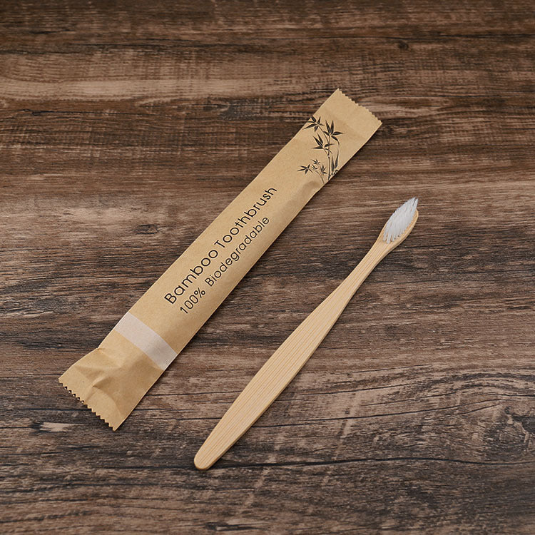 Natural Bamboo Tooth Brush - Charcoal