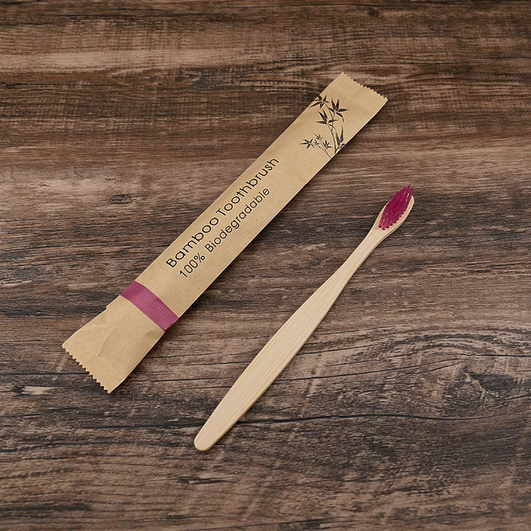 Natural Bamboo Tooth Brush - Charcoal