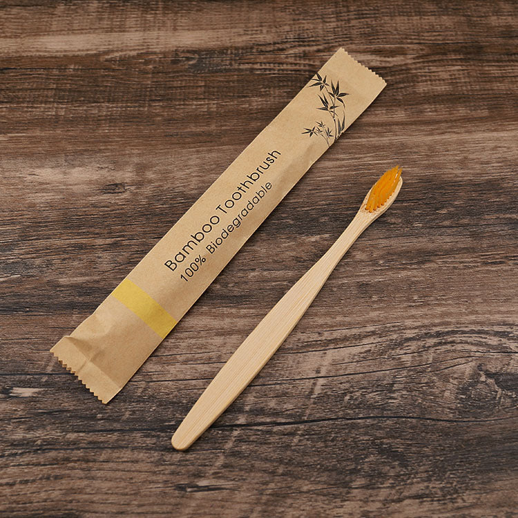Natural Bamboo Tooth Brush - Charcoal